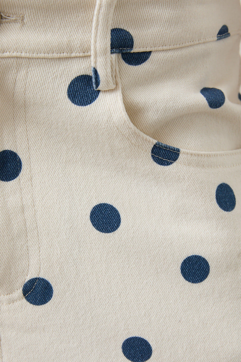Bluebell Dot Barrel Jean
