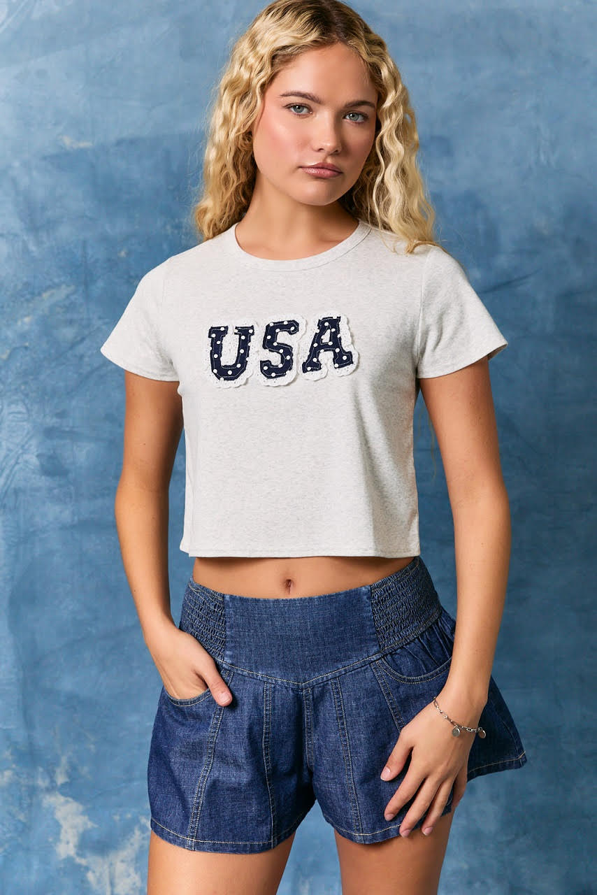 Americana Angel Tee