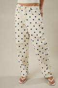 Bluebell Dot Barrel Jean