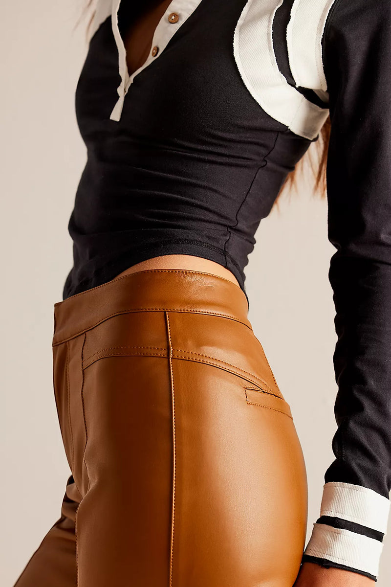 Free People Uptown High Rise Vegan Pants