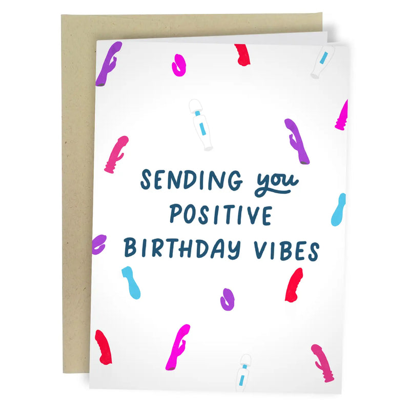 Positive Birthday Vibes Card