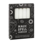 White Happiness Spell Candles