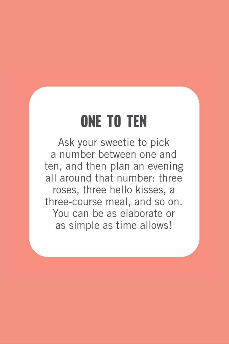 50 Sweet Things On A Date Game