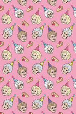 Golden Gals Birthday Wrapping Paper