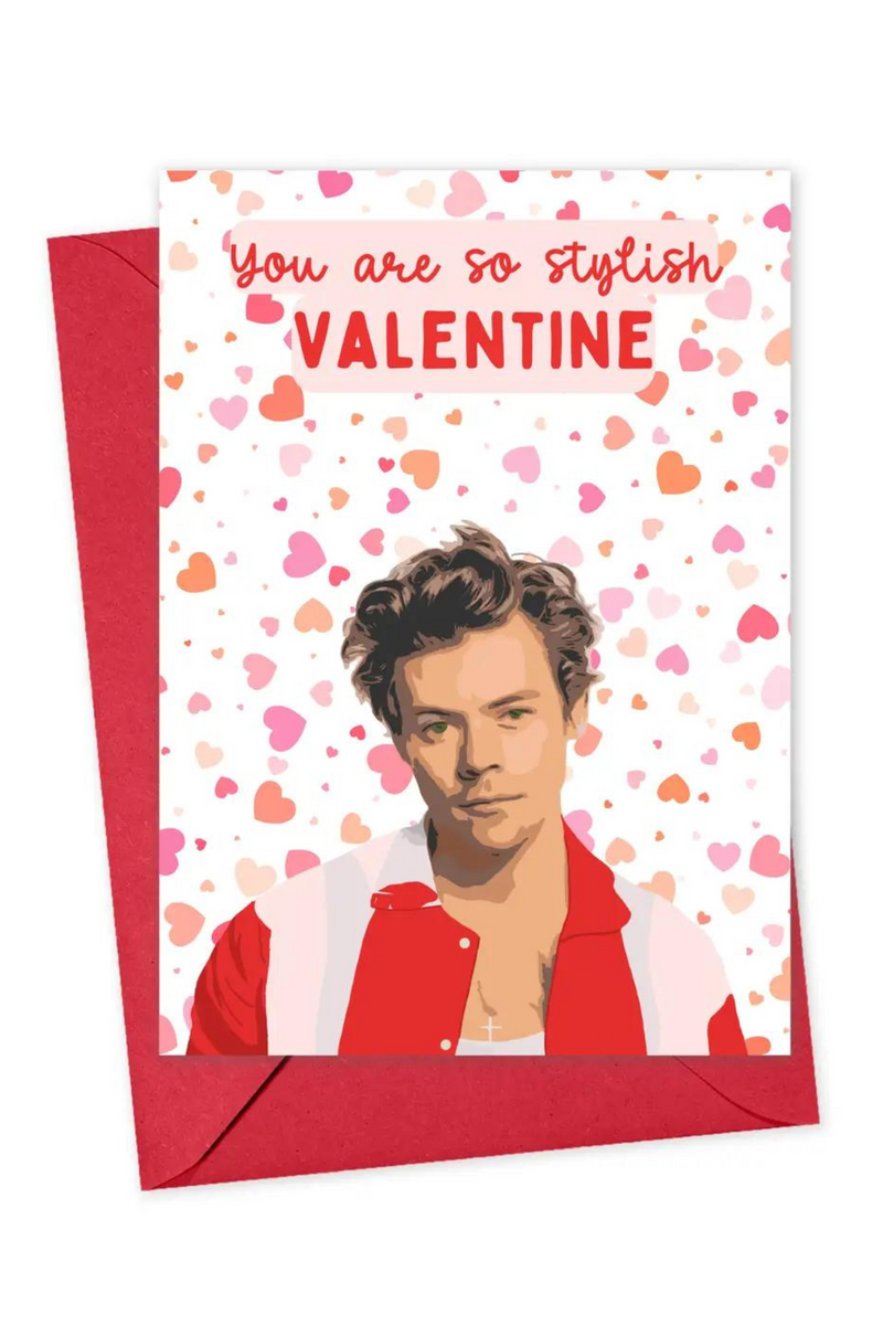 Harry Stylish Valentine Card