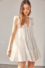 Take Me There Eyelet Romper Dress