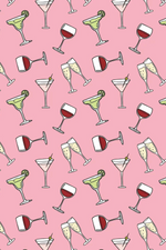 Cocktail Drinks Wrapping Paper