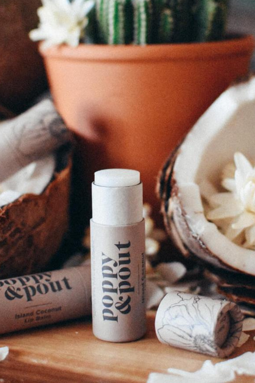 Poppy & Pout Island Coconut Lip Balm