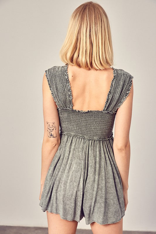 Headliner Smocked Romper