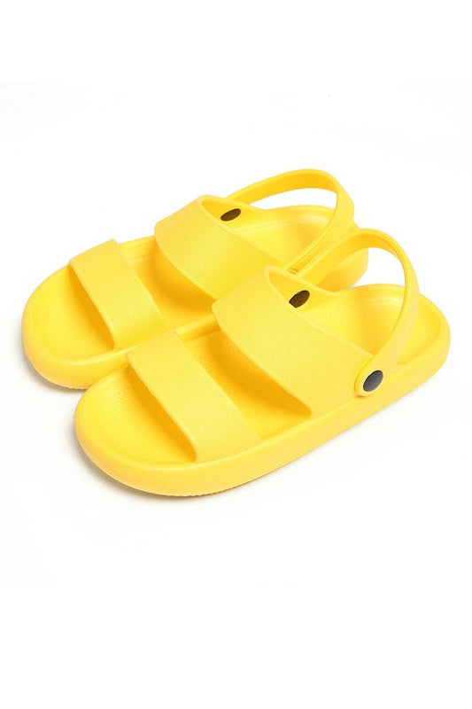 Comfy Heel Strap Cloud Slides Sandals