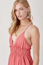 Can't Wait To Go Ruffle Folded Detail Maxi Dress