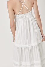 Can't Wait To Go Ruffle Folded Detail Maxi Dress