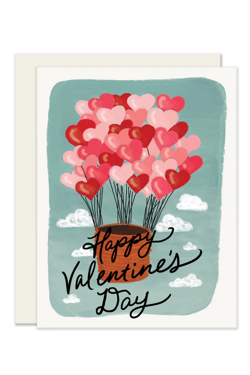 Valentine's Hot Air Balloon Card