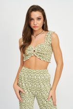 Love Tonight Smocked Crop Top