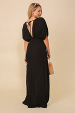 Summer Spring Vacation Sundress Lined Maxi Dress
