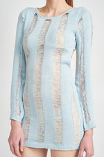 Summer Love Open Back Laddered Mini Dress