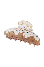 Flower Printed Hair Claw