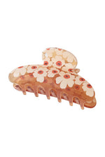 Flower Printed Hair Claw