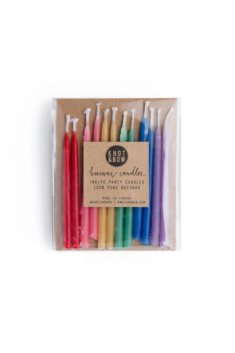 Assorted Beeswax Birthday Candles