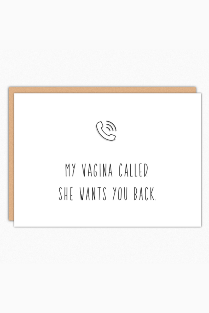 My Vagina Called Greeting Card