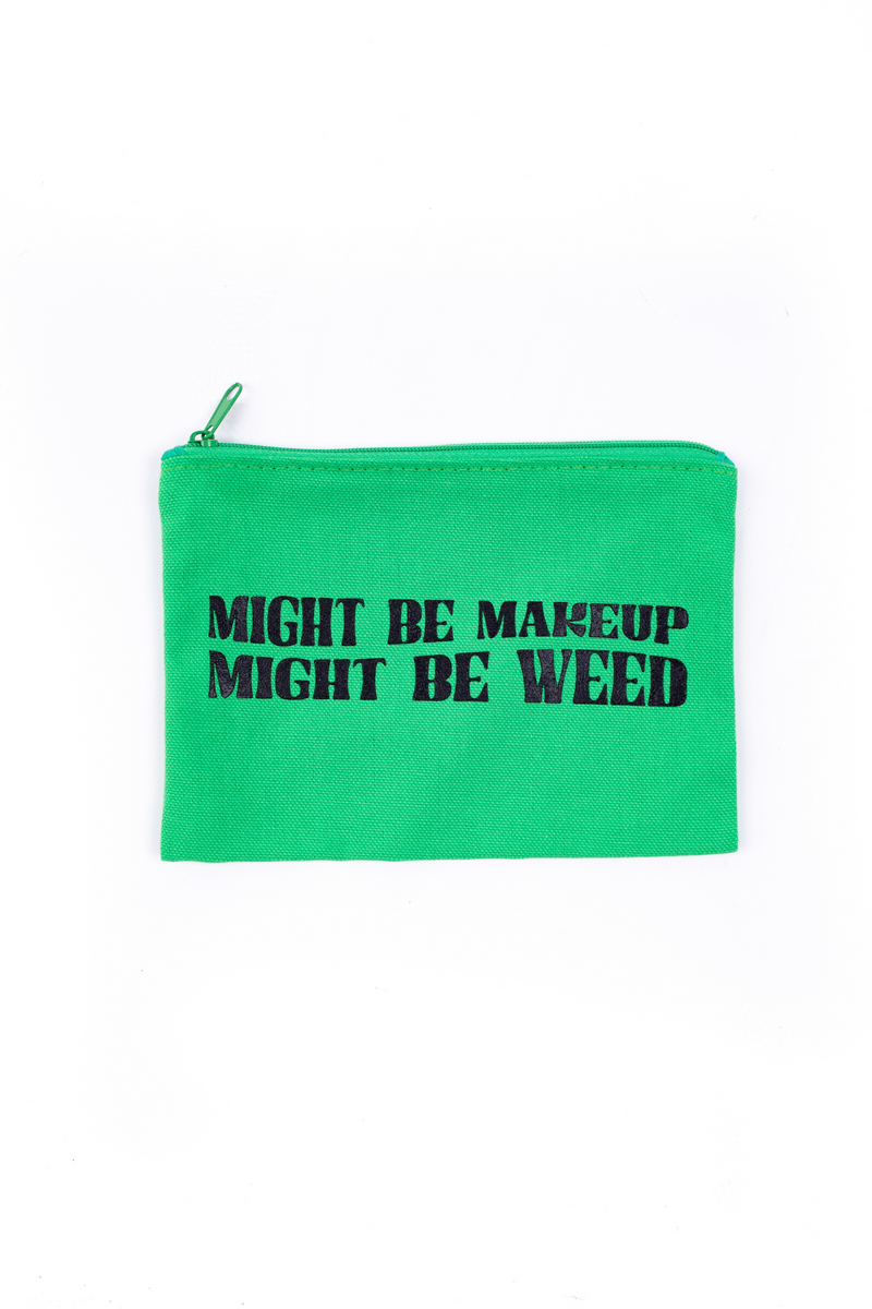 Might Be Makeup Pouch by Brightside - Green