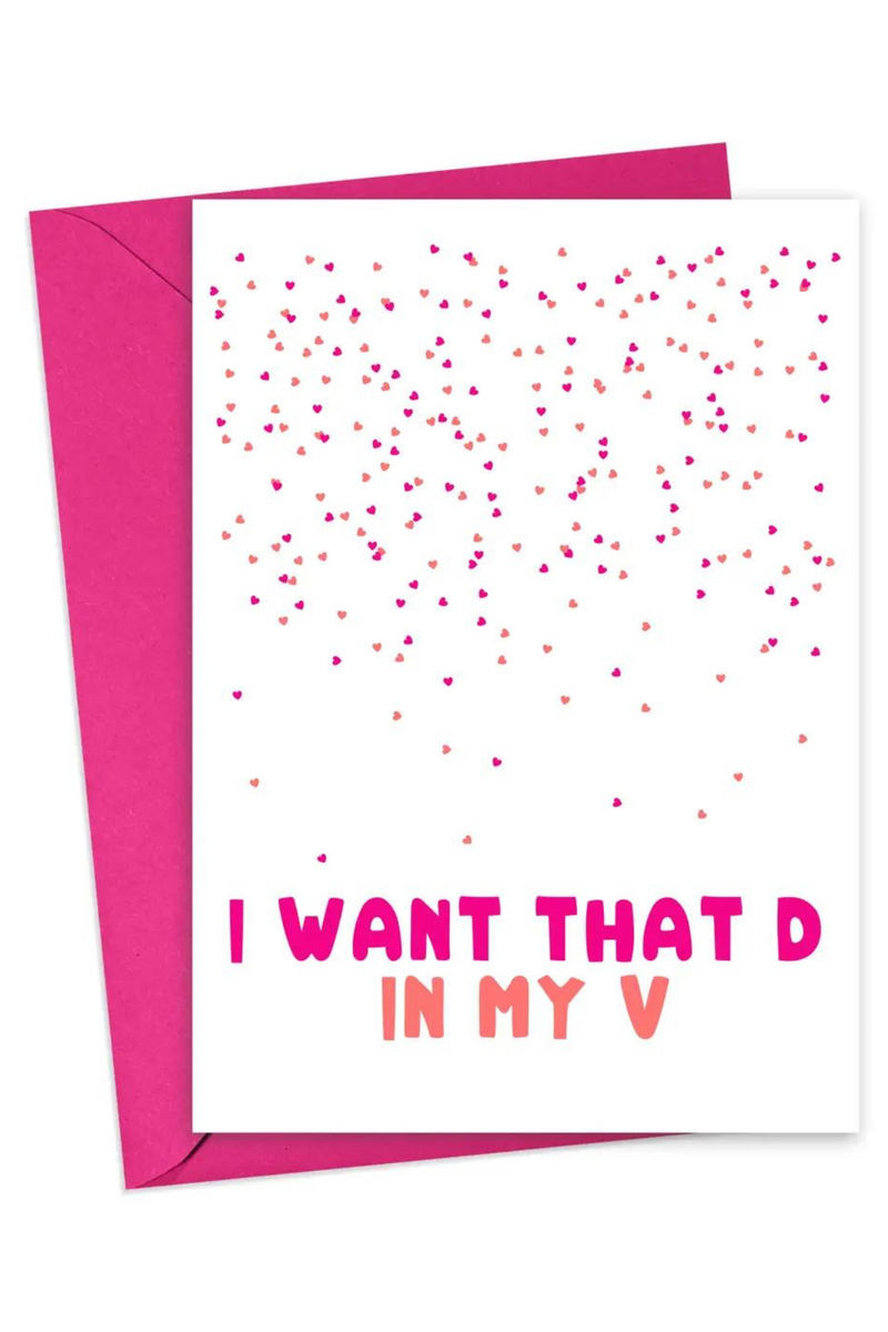 D In My V Anniversary Card