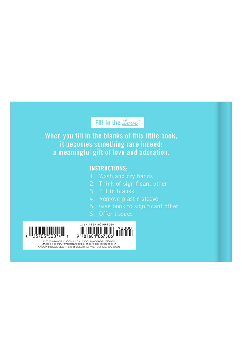 Knock Knock FITL Book: Love About Us