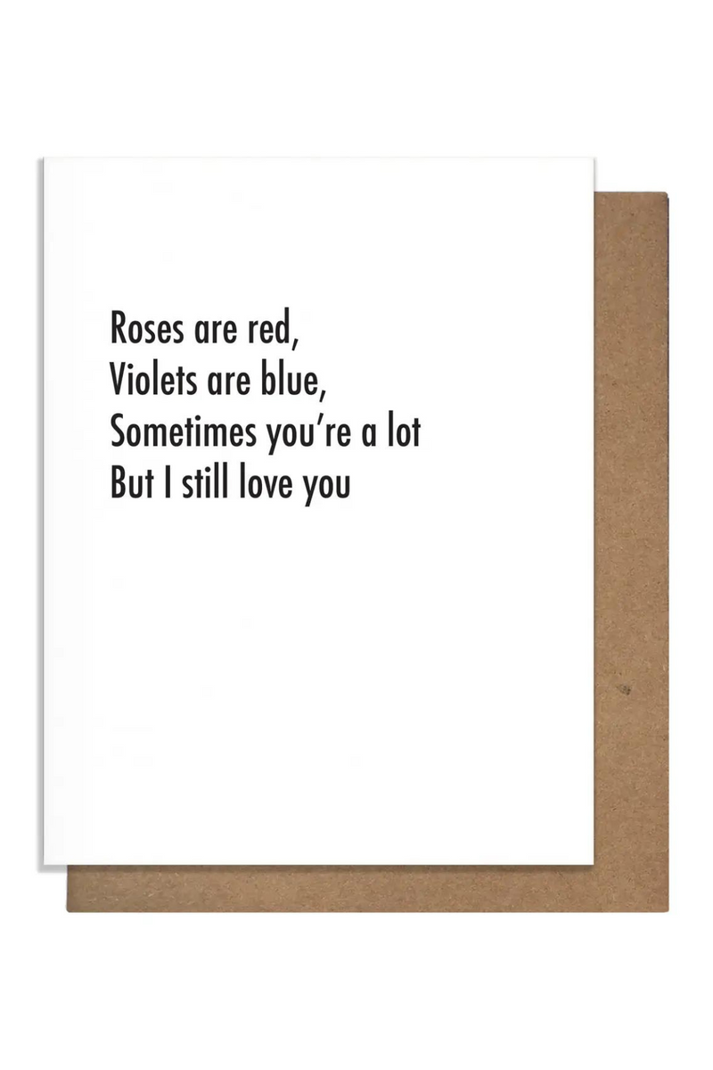 You're A Lot Card