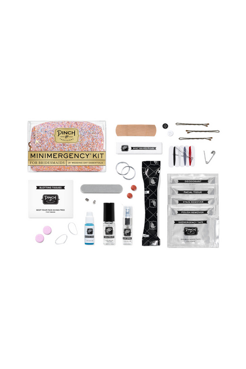 Minimergency Kit For Bridesmaids - Rosé Glitter Bomb
