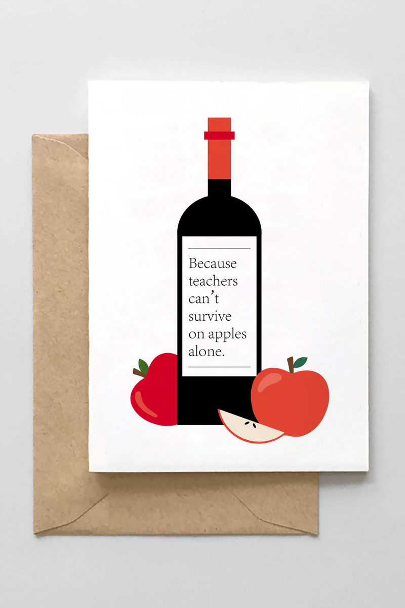 Apples Alone Greeting Card