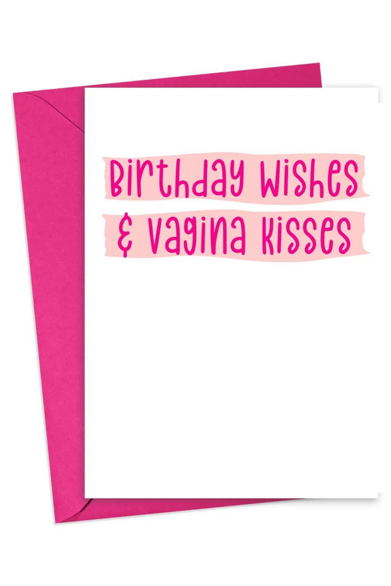 Naughty Vagina Birthday Card