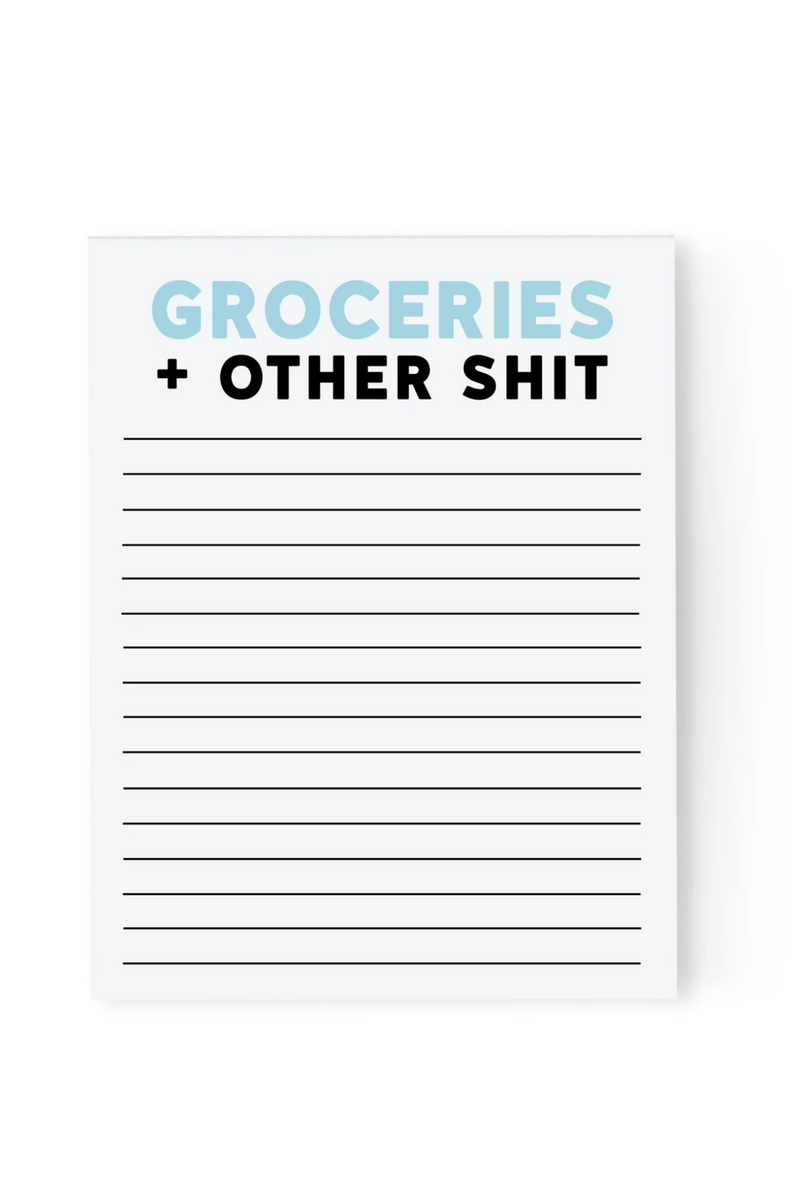 Groceries + Other Shit Notepad
