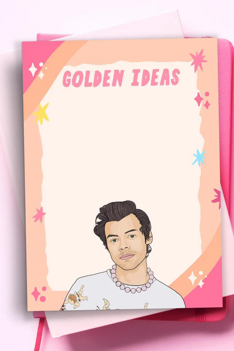Golden Ideas Notepad