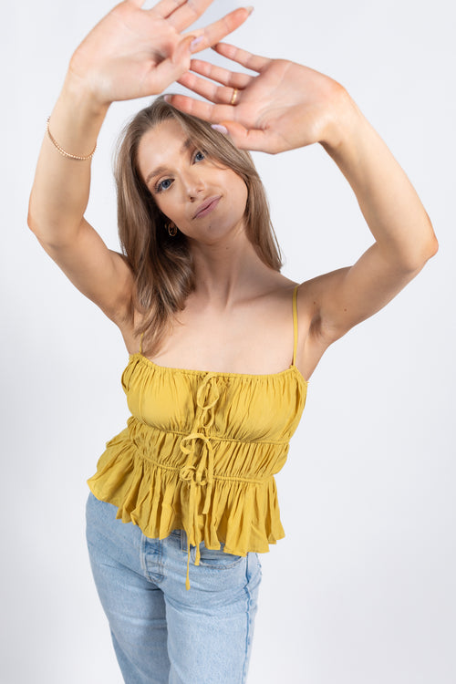 Picture Perfect Ruched Cami