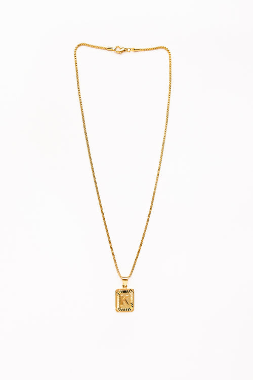 Catalina Initial Pendant Necklace