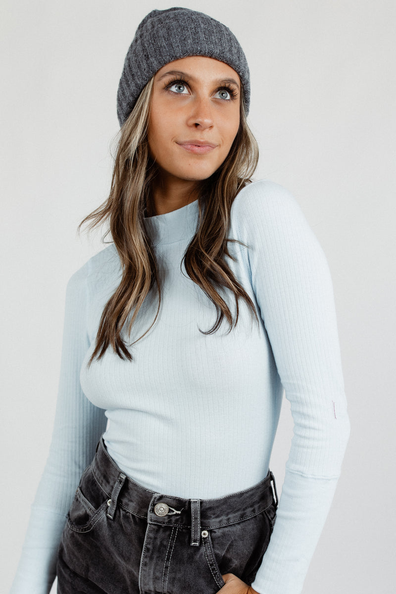Free People Winnie Waffle Cuff Beanie