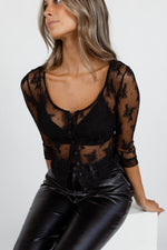 Free People Lost In Lace Cardi