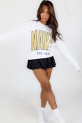 Navy Est. 1845 Crewneck