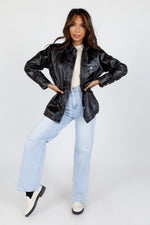 Weekend Love Faux Leather Jacket