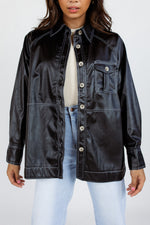 Weekend Love Faux Leather Jacket