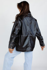 Weekend Love Faux Leather Jacket