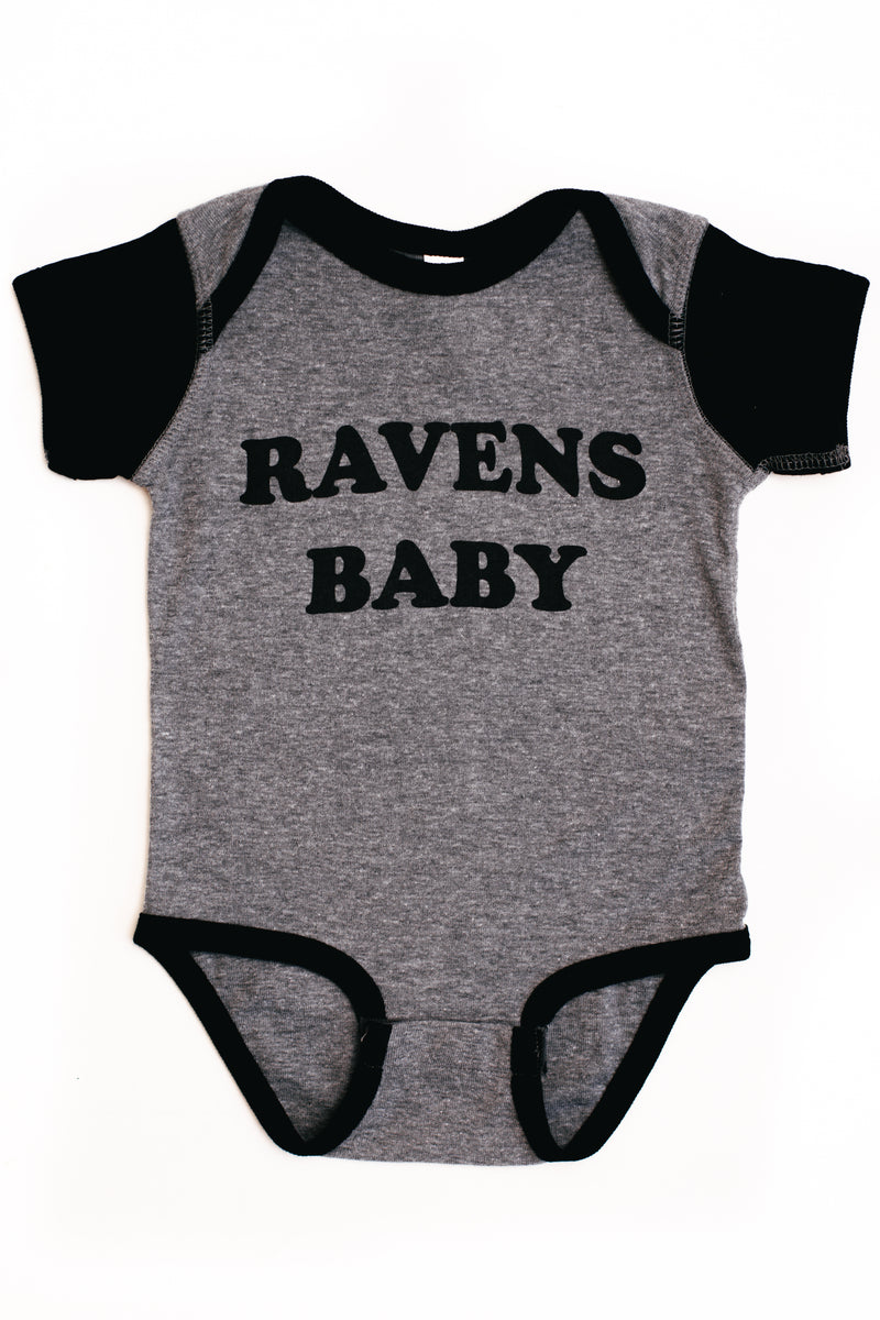 Ravens Baby Onesie by Brightside