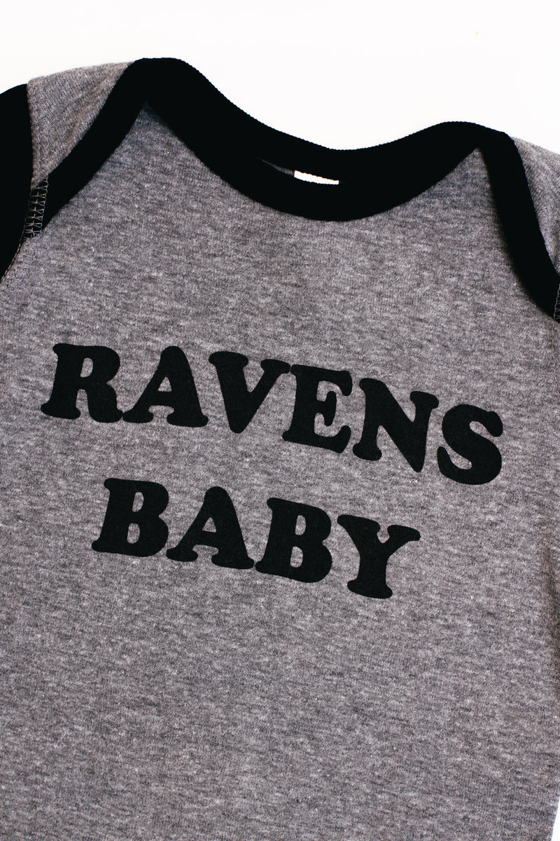 Ravens Baby Onesie by Brightside