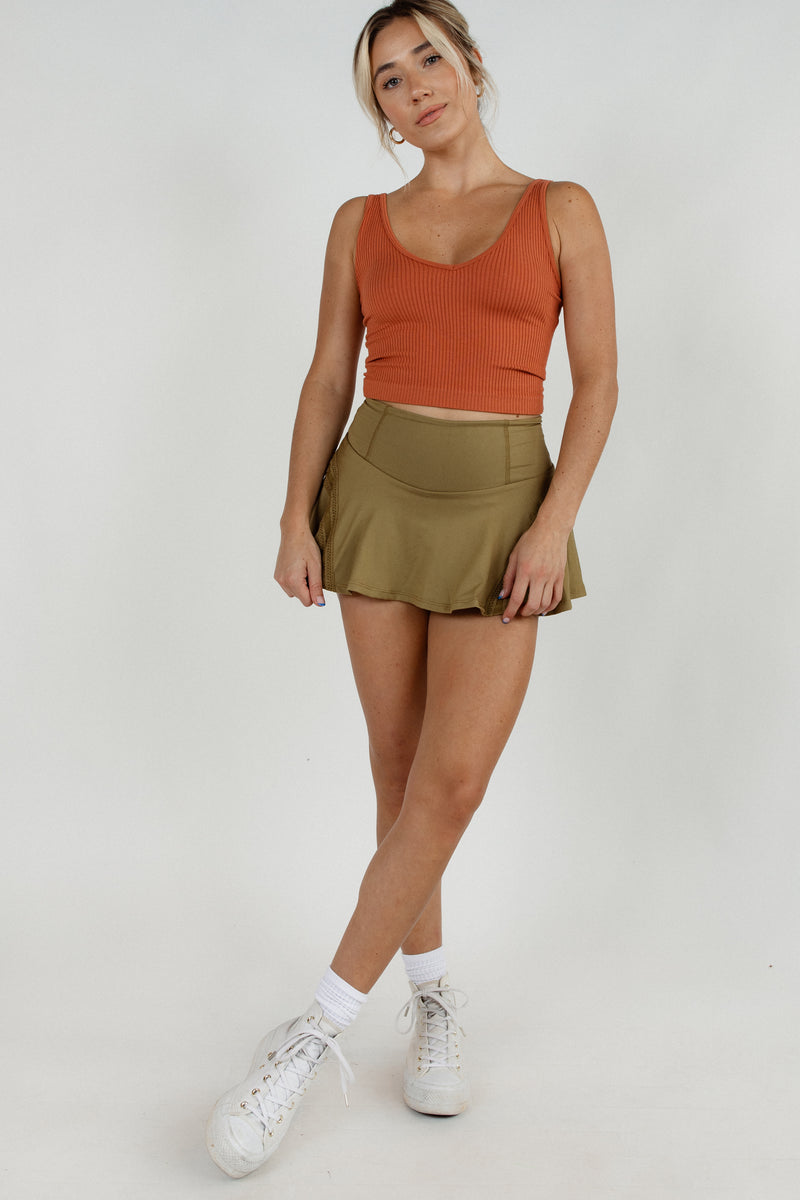 Free People Pleats And Thank You Skort
