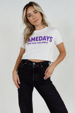 Gamedays Crop Tee by Brightside