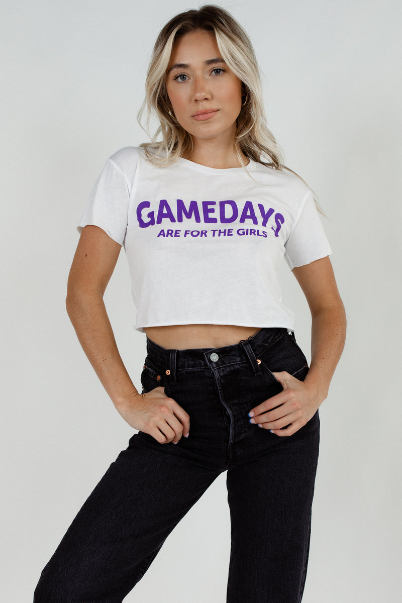 Gamedays Crop Tee by Brightside