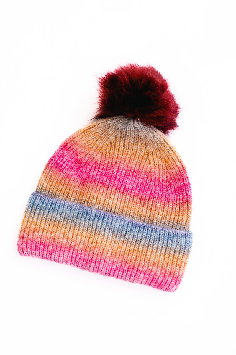 Brighten Up Pom Beanie