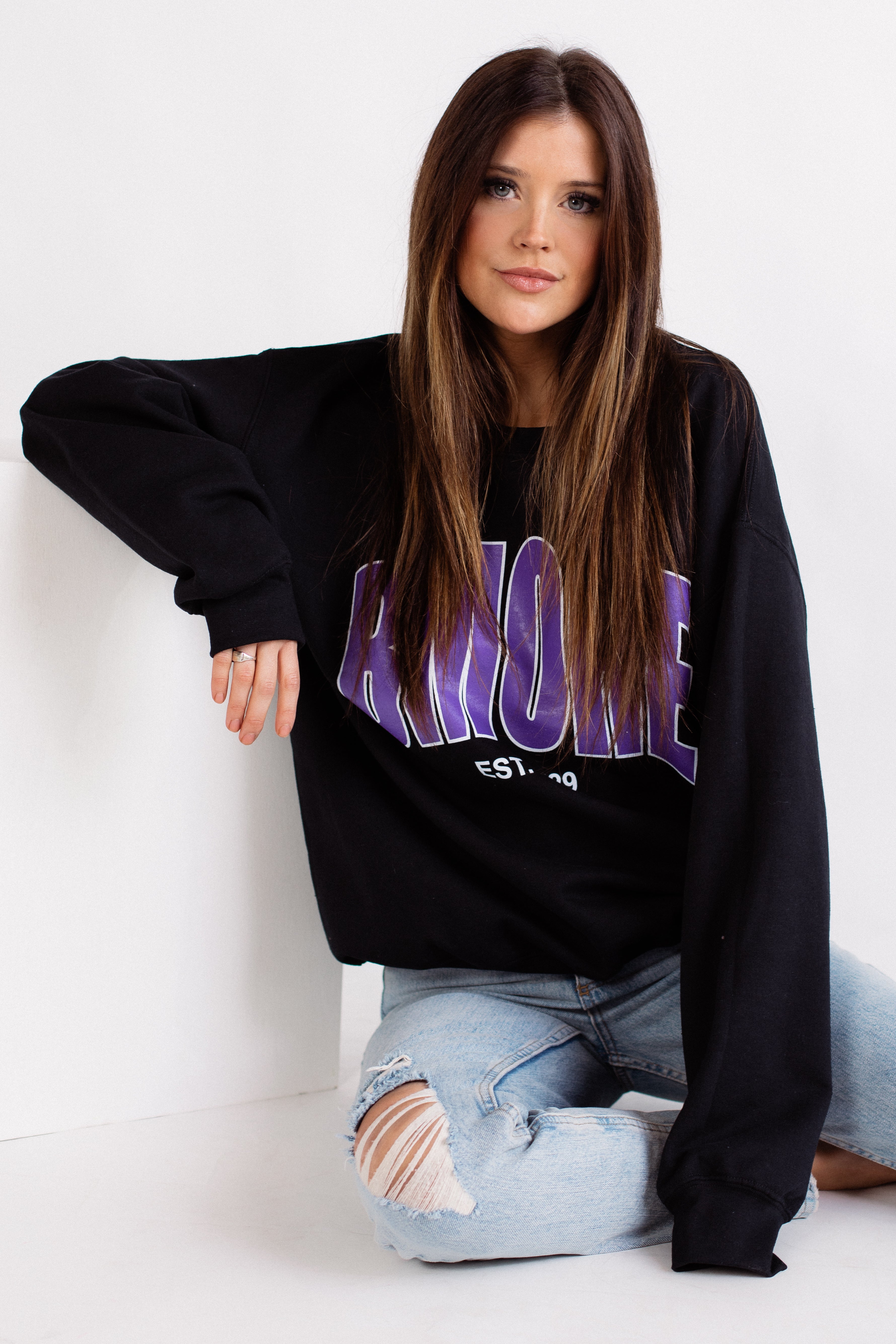 Brightside The Label BMORE Varsity Crewneck