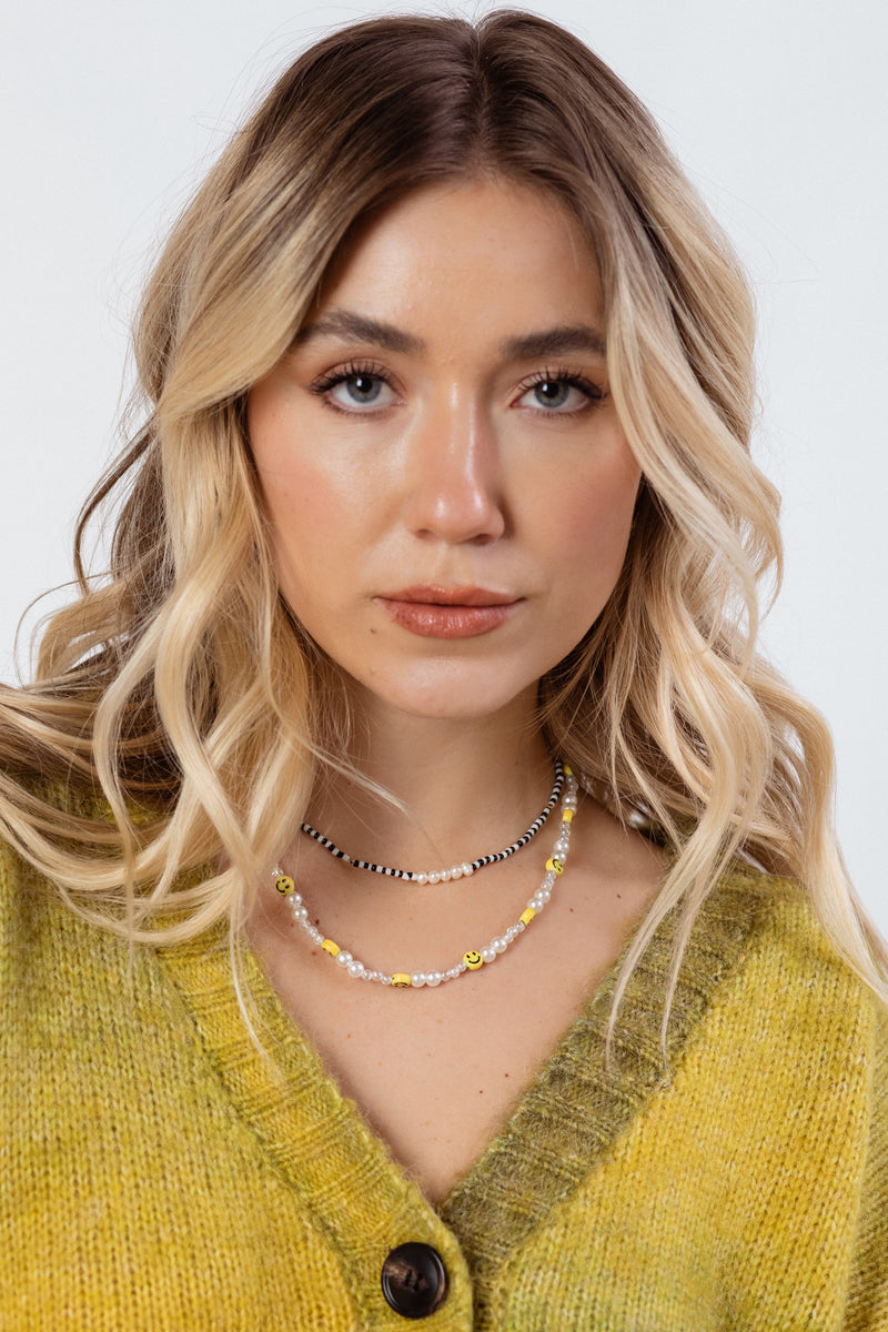 McKenzie Beaded Pearl Necklace