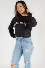 Dog Mama Cropped Crewneck